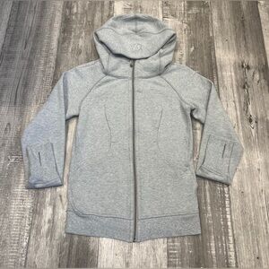Lululemon Scuba Full Zip Hoodie Size 4 Heather Gray